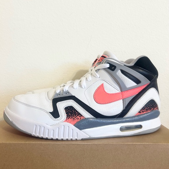 SOLD ❌ Nike Air Tech Challenge 2 Hot Lava size 10.5 CJ1437-100 PRE-OWNED - Picture 2 of 9